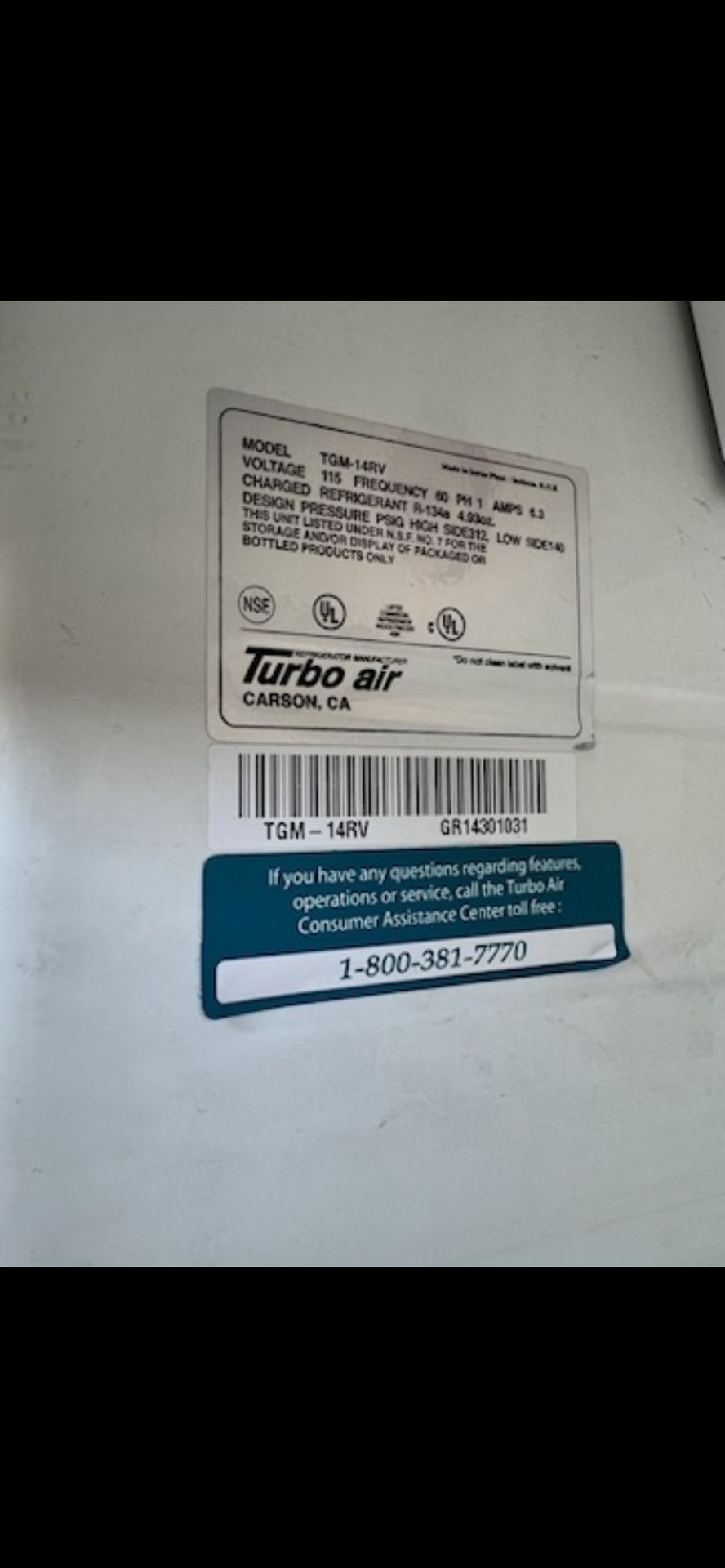 Masterbilt & TurboAir Commercial Fridge/Freezers for Sale in Las Vegas