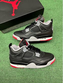 JORDAN 4 BRED REIMAGINED SIZE 9.5