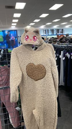 Fuzzy Cat Kigurumi One-Piece Costume