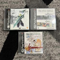 Final Fantasy Ps1 Bundle - 7, Chronicles, Origins 