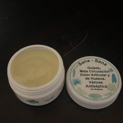 CREMA SANA SANA . Golpes , Mala Circulación,Dolor Articular y de Huesos, Várices, Antiséptica