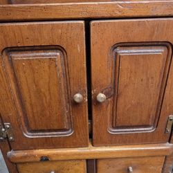 Antique Kitchen Spice Chest Radio