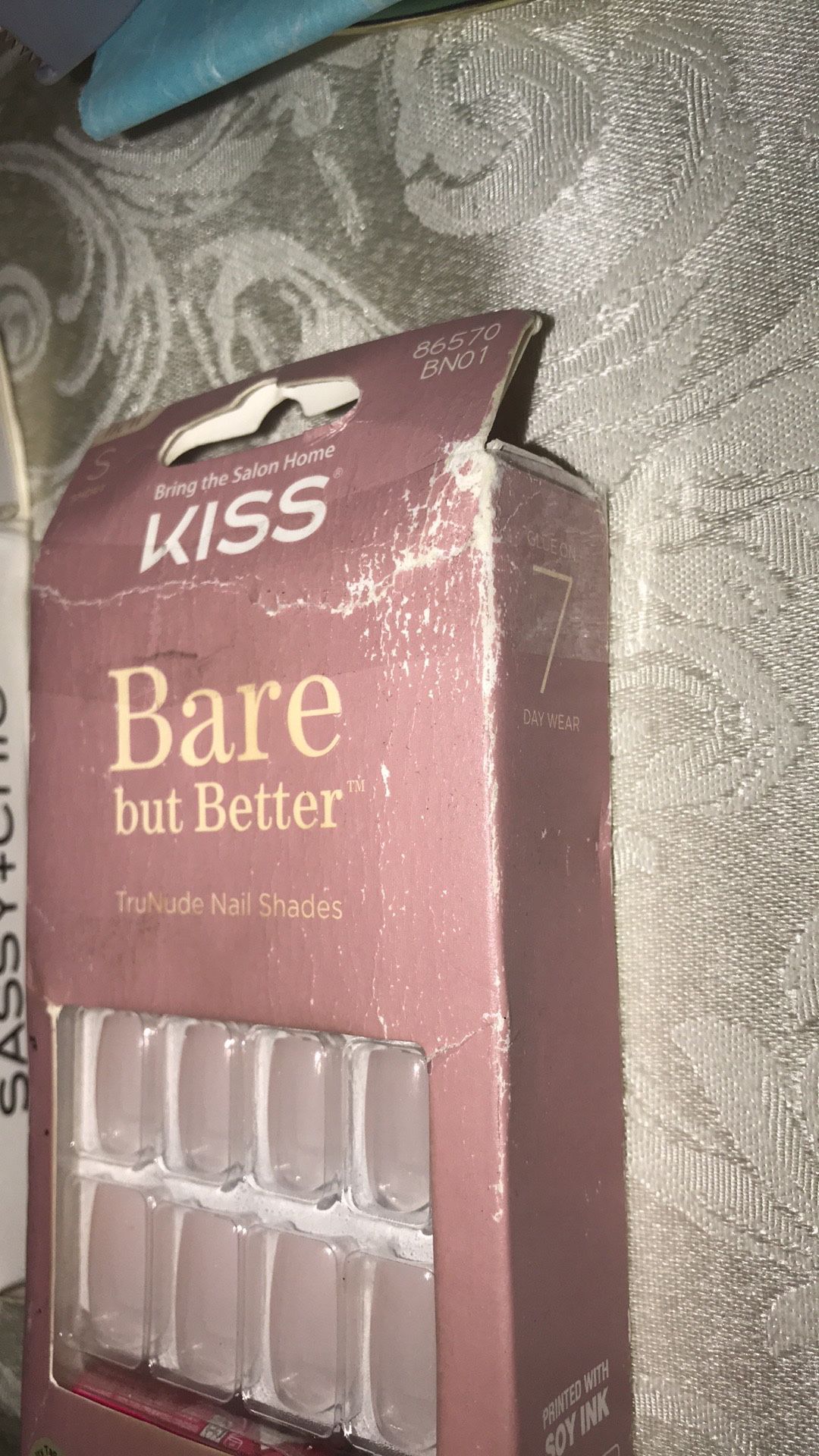 KISS Bare-But-Better TruNude Press-On Nails, Short Length, Square