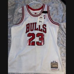 Authentic Micheal Jordan Jersey Size XL