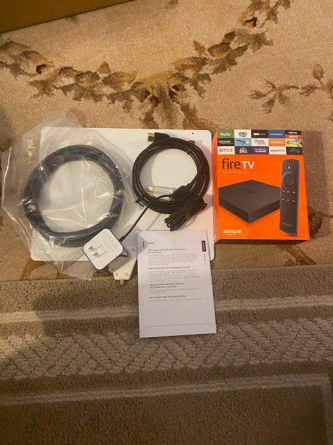 Fire Tv/ with all components 