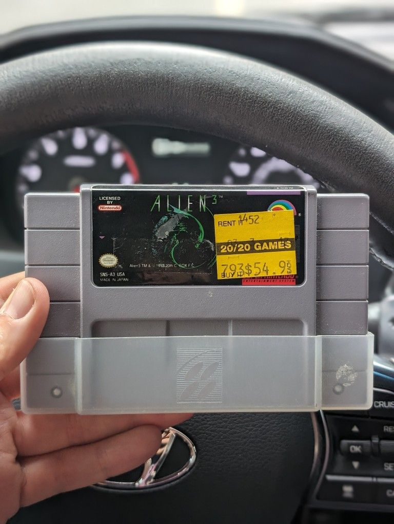 Alien 3 SNES Super Nintendo Retro Video Game