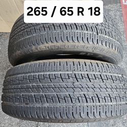 265 / 65 R 18 (2) TIRES ADVANTA 