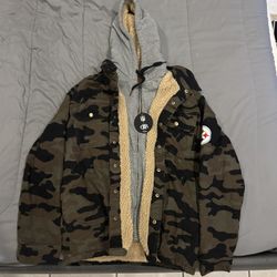 Pittsburgh Steelers NFL x Darius Rucker Full-Zip Hoodie - Camo