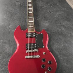 Rare 2002 Squier By Fender S-73 Electric Guitar With Padded Case