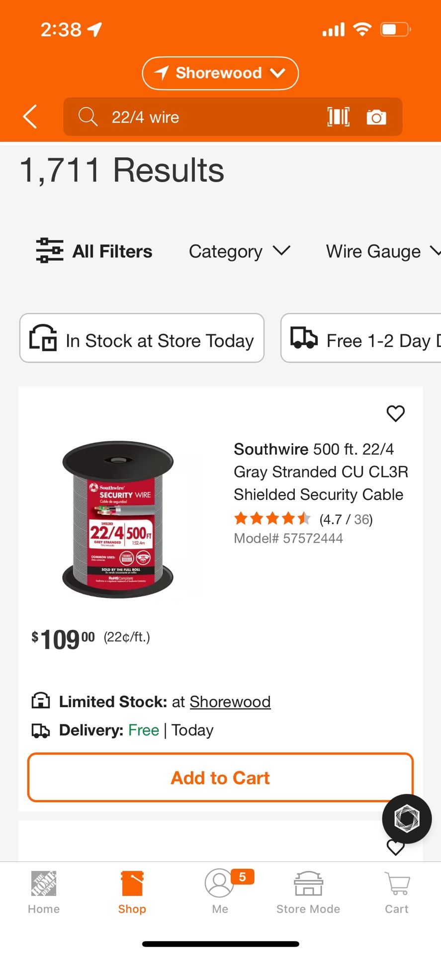 22/4 Cable Communications Wire