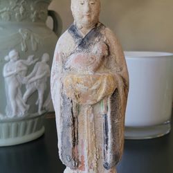 Antique Chinese Ming Dynasty Style Terracotta Zodiac Figure 01 Sancai Glaze 7.5"