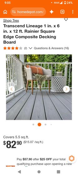 Treks decking boards