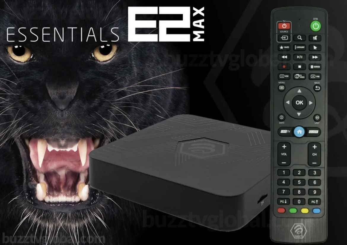 BuzzTV Essentials E2 MAX - 4GB / 128GB / Android 9 / Buzz TV E2MAX Essentials