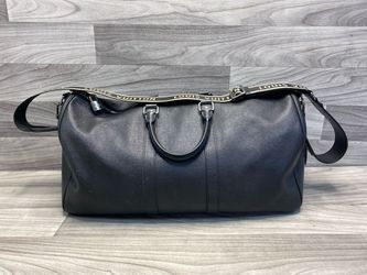 Louis Vuitton Keepall Bandoulière 45 Black Taiga Leather Duffle (A1D016717)
