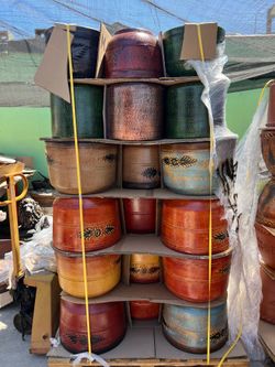 New clay pots different sizes an prices