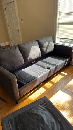 Sleeper sofa w/ Queen mattress FREE