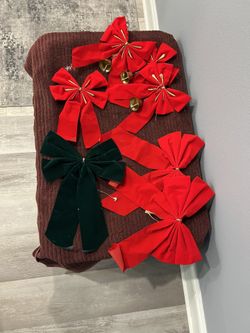 Christmas Decorations Felt Bows