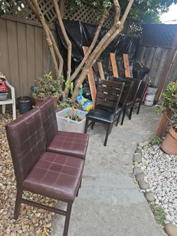 FREE! 6 dining room chairs