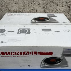 Ion USB Turntable/Vinyl Complete New