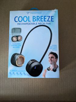 Fan TrendTech Cool Breeze Rechargeable Neck Fan