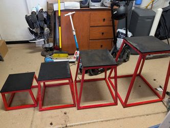 Steel Plyometric Jump Box Set