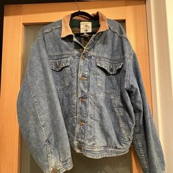 Vintage Men’s Large Denim Jacket Lined 