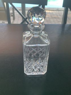 Vintage Cut Crystal Whiskey Decanter