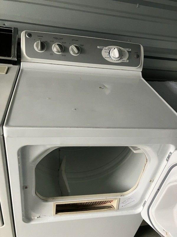 White GE Electric Dryer
