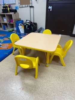 Toddler table and chairs