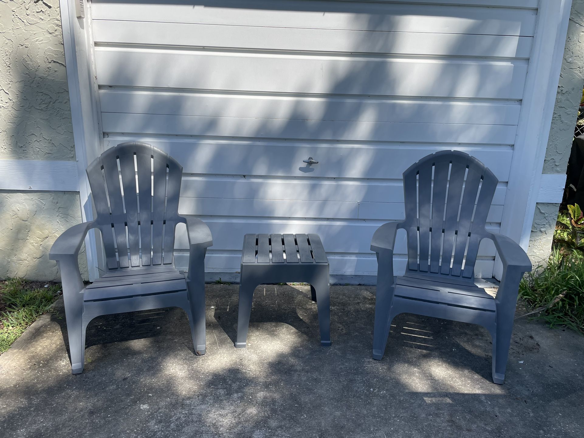 Lawn Chairs And Table