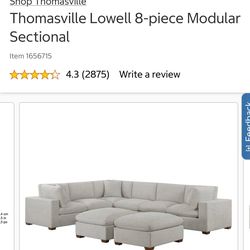 Thomasville modular sectional (USED)