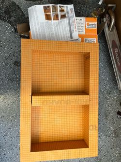 Kerdi-Board-SN Shower Niche with Frame 12 in. W x 20 in. L x 0.5 in.