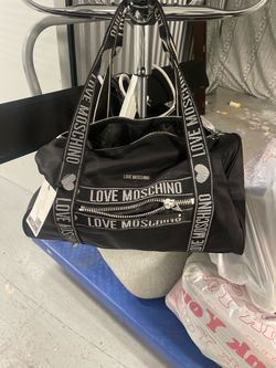 Love Moschino Black Nylon Tote Bag
