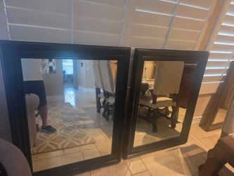 2 Large Mirrors 48"x39"