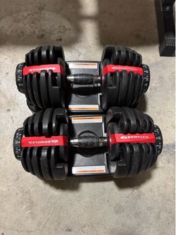 Bowflex SelectTech 552 Adjustable Dumbbells Pair (5-52.5 lbs) with Trays PICKUP