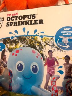8 ft Inflatable Octopus Sprinkler