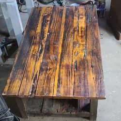 Peckered Cypress Coffee Table