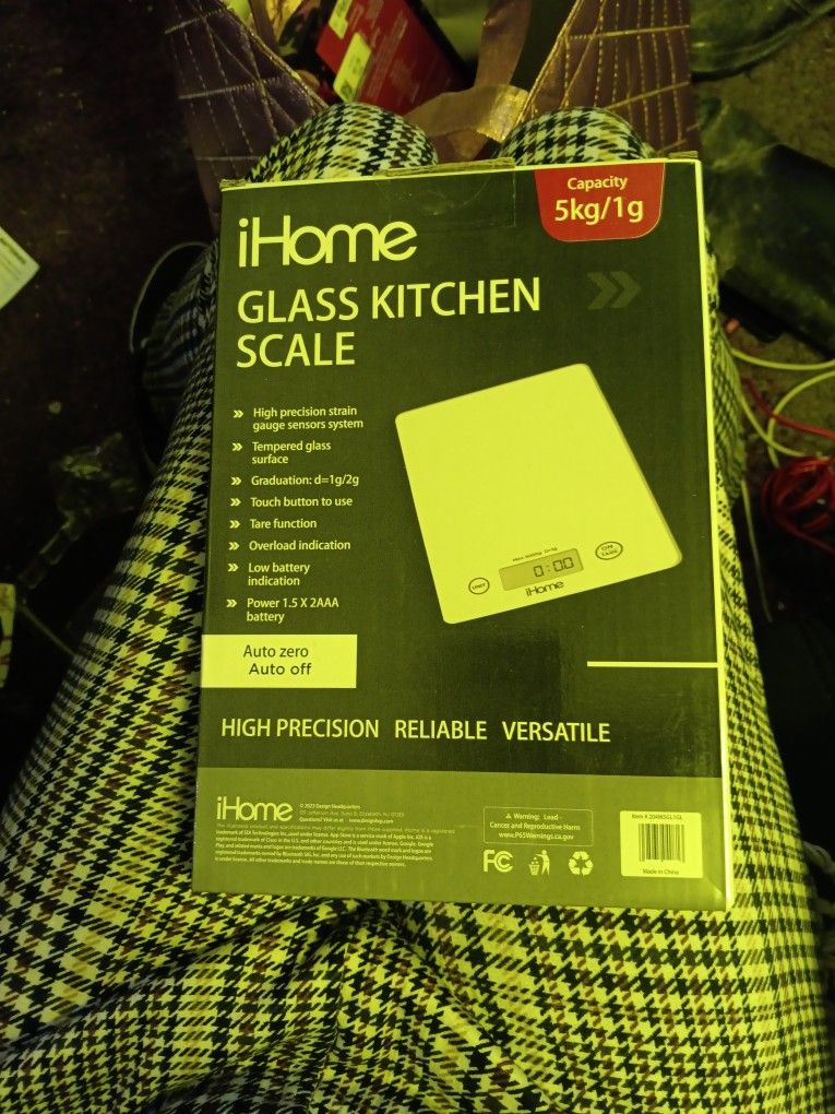 I Home Glass Kitchen Scale