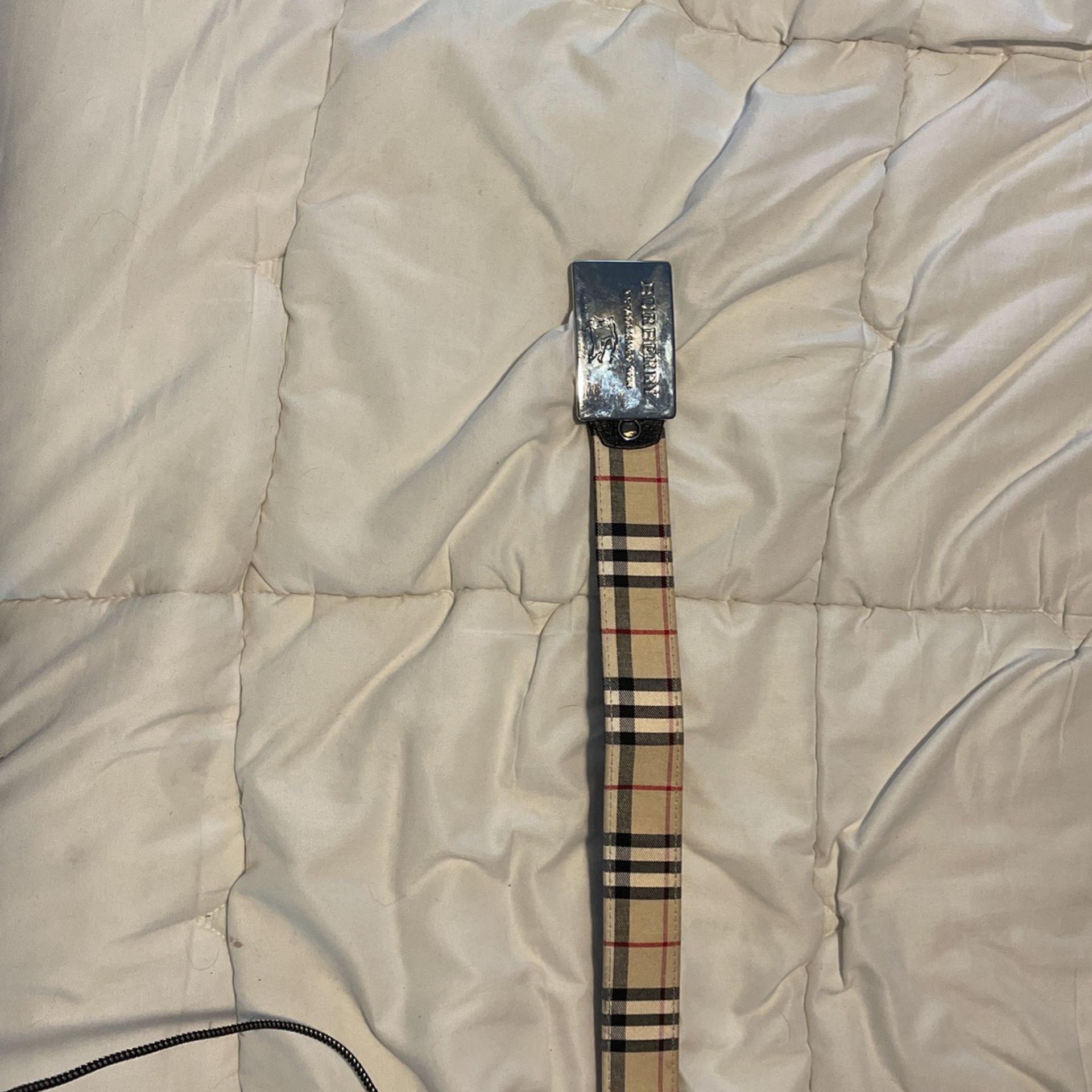 vintage burberry belt