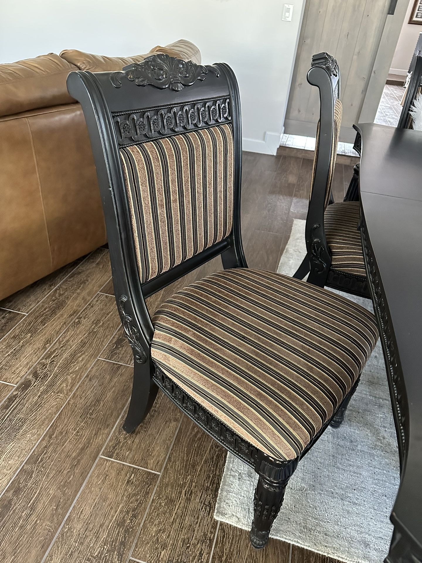 Ashley Furniture Britannia Rose Rectangular Extension Dining Table And Chairs 6 for Sale in