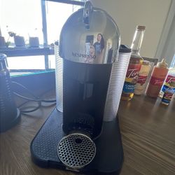 Nespresso + Frother + Pod Holder + Syrups