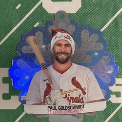 2023 Topps Holiday Die Cut MLB Ornaments #MLBDC13 Paul Goldschmidt St. Louis Cardinals