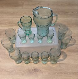 Coca Cola Vintage 15pc glassware set