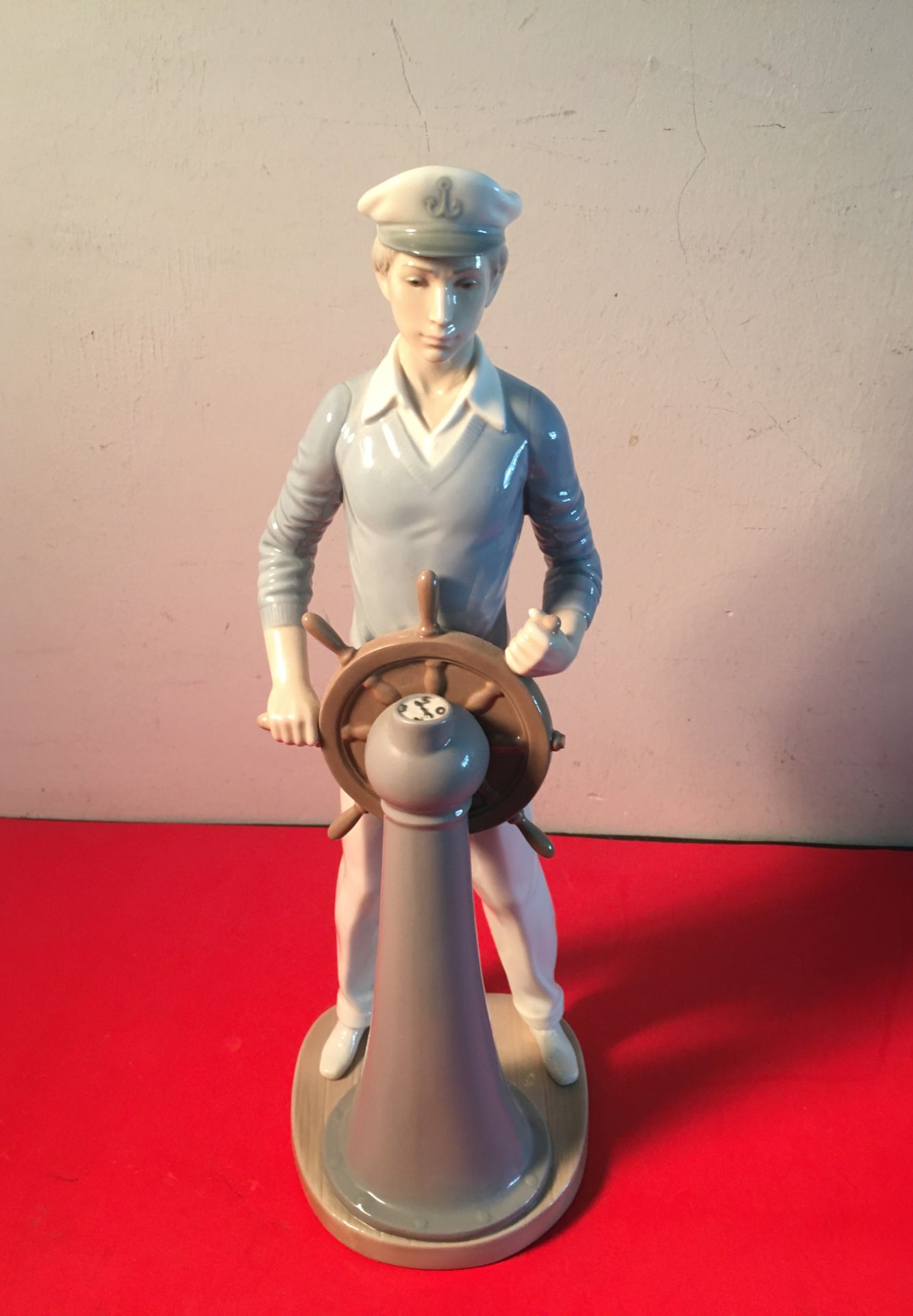 Lladro #5206 sailor at wheel figurine