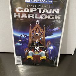 SPACE PIRATE CAPTAIN HARLOCK FCBD 2021 FREE COMIC BOOK DAY NO STAMPS STICKERS NM
