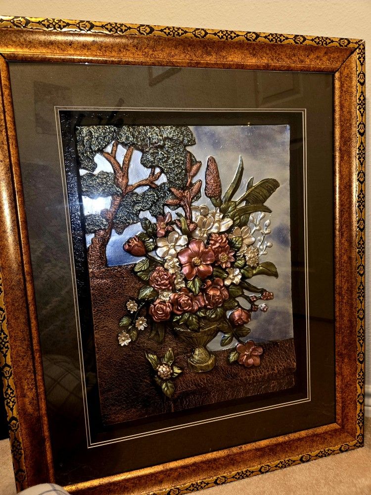 Beautiful Embossed Frame Artwork