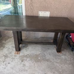 Used Solid Wood Kitchen Table 