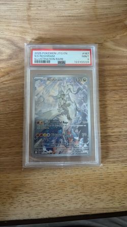 2025 Pokémon JTG EN N’S Reshiram Illustration Rare