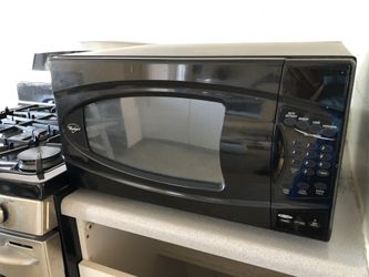 Whirlpool Black Microwave