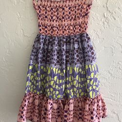 Lot Of 2 XS Victorias Secret Strapless Print Sundresses Like New  